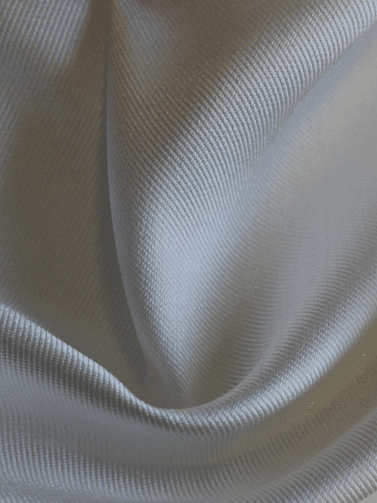 Eco Mikado silk alternative, bridal fabric.
